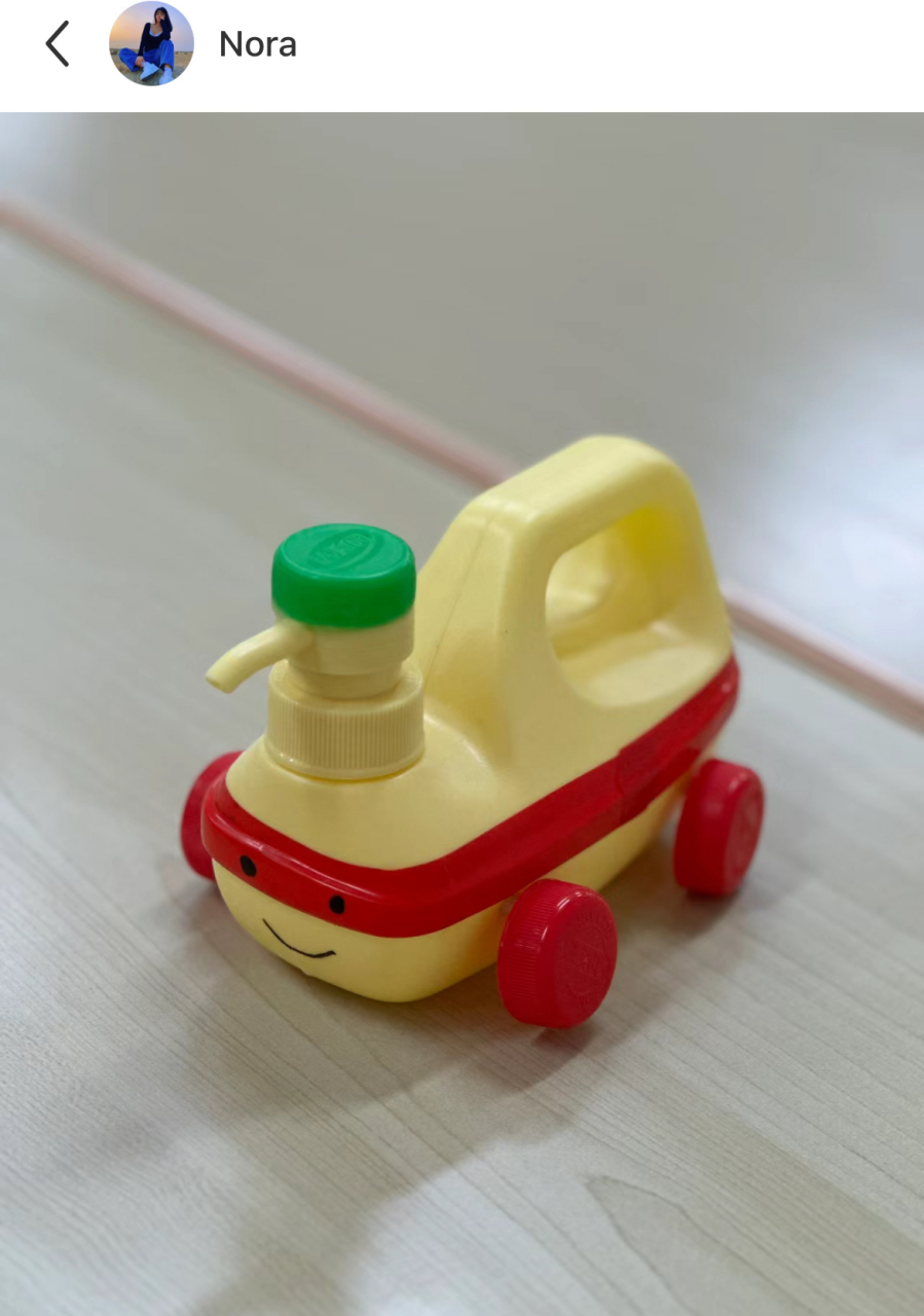 网友在家废物利用,自制玩具小汽车,这个才华我真的叹为观止