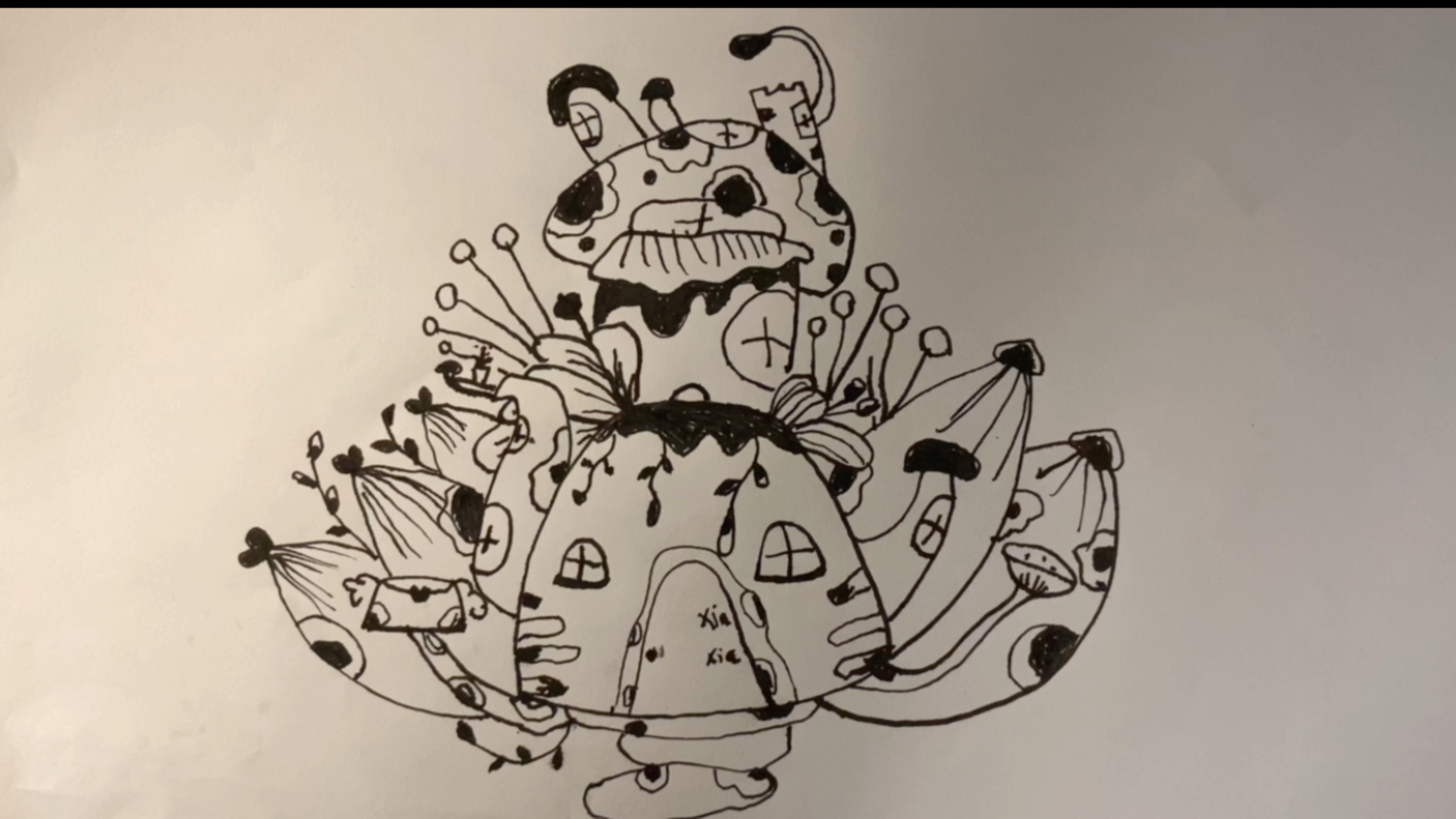 简笔画有趣的房子
