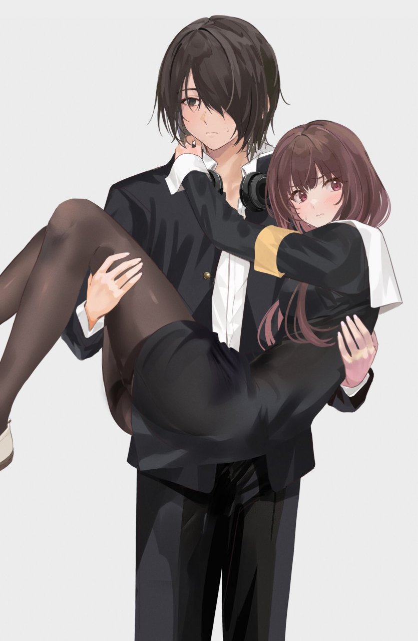 这就是公主抱吗?[惊哭][惊哭] 画师:めくしふ