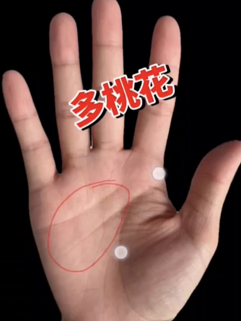 感情线有多条细线组成,而智慧线的分叉延伸到了月星丘,这样的人性格