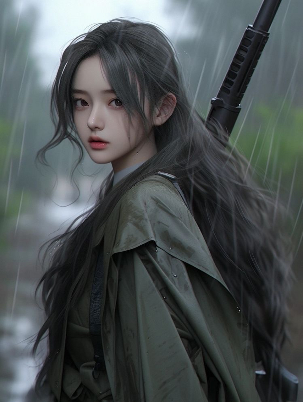 ai绘画# #美女# #女战士#  没有好的战争,没有坏的和平