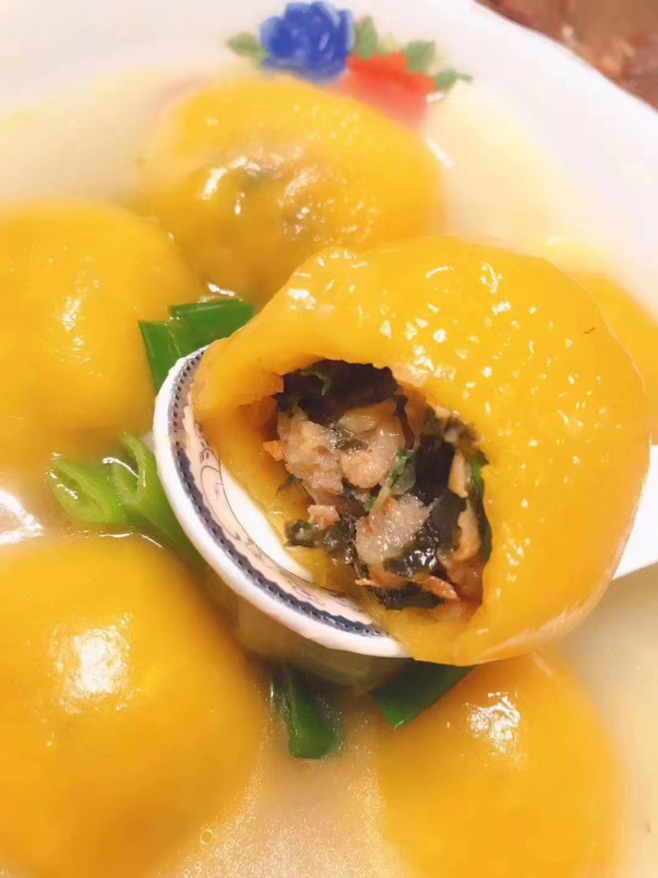 番薯丸,又称地瓜丸,福建福清传统的小吃.