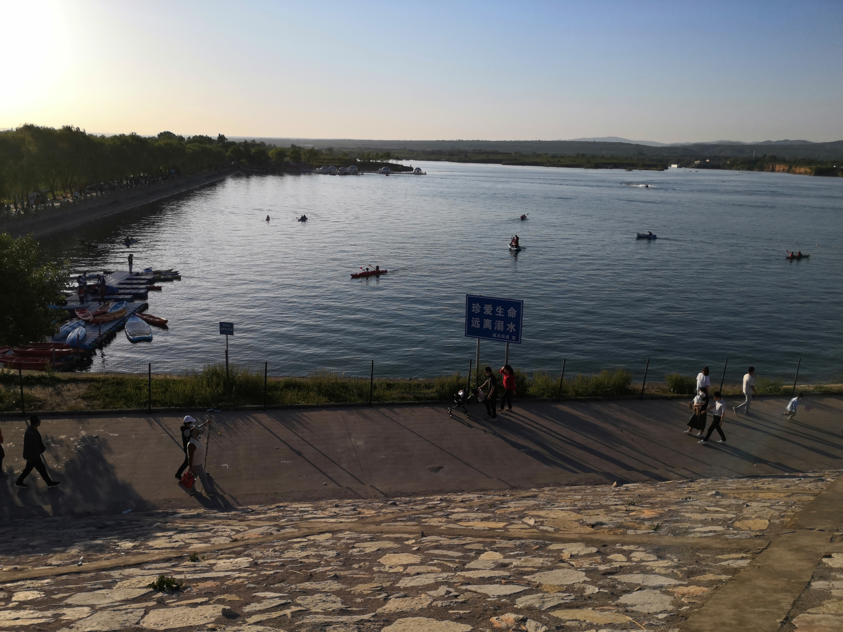 五一假期,礼泉甜水湖美景