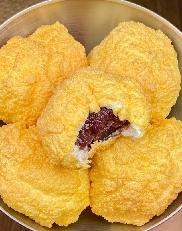 东北传统名菜之一:雪衣豆沙,外酥里糯,香甜美味!真的好好吃!
