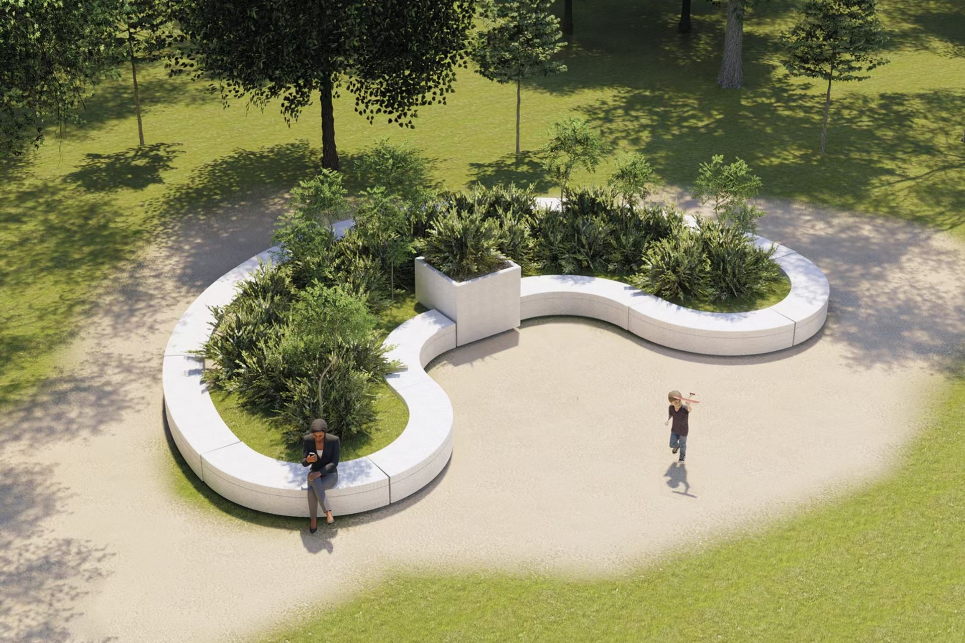 玻璃钢树池座椅坐凳