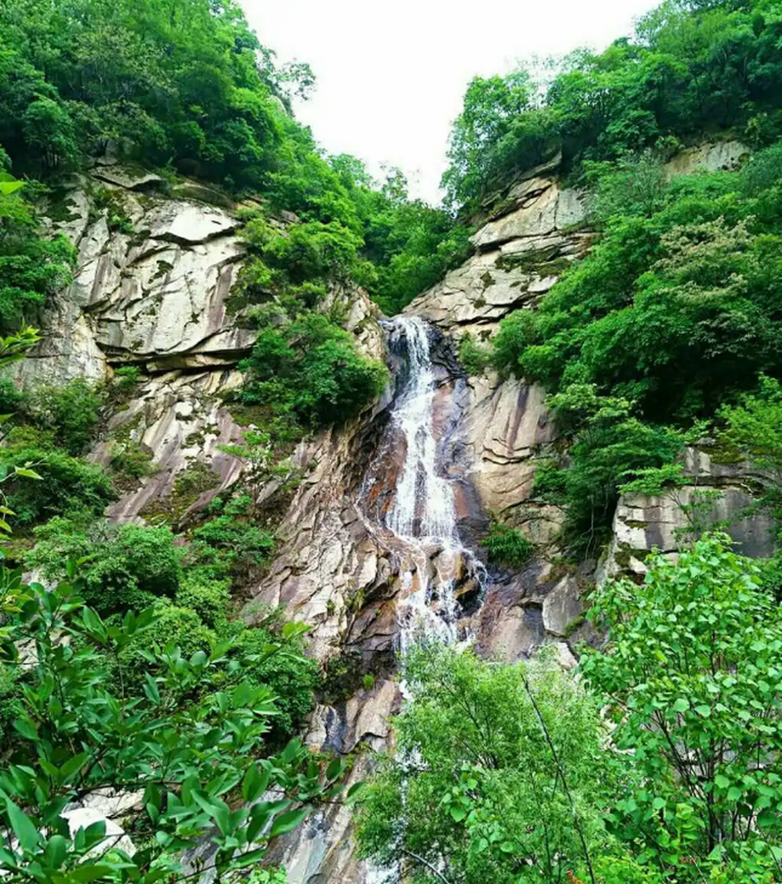 白鹰河位于伏牛山腹地,嵩县南部山区车村镇龙池墁北坡.