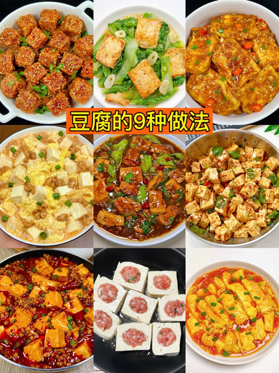 豆腐的九种吃法#美食制作教程# #美食教程# #美食推荐官