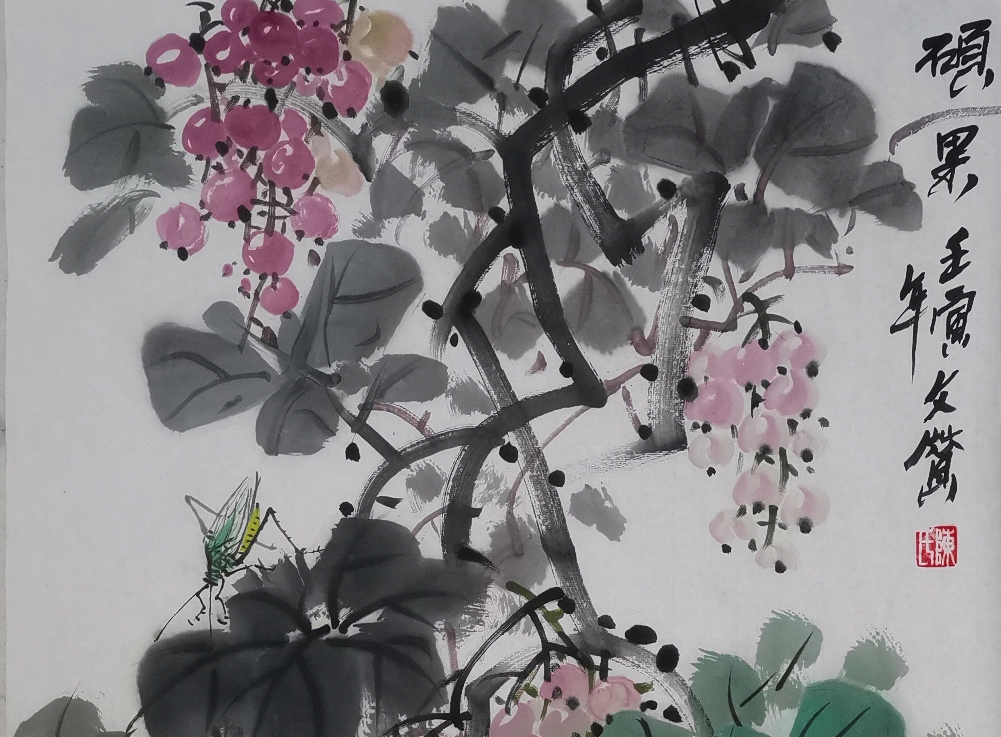 国画写意花鸟画新作作品