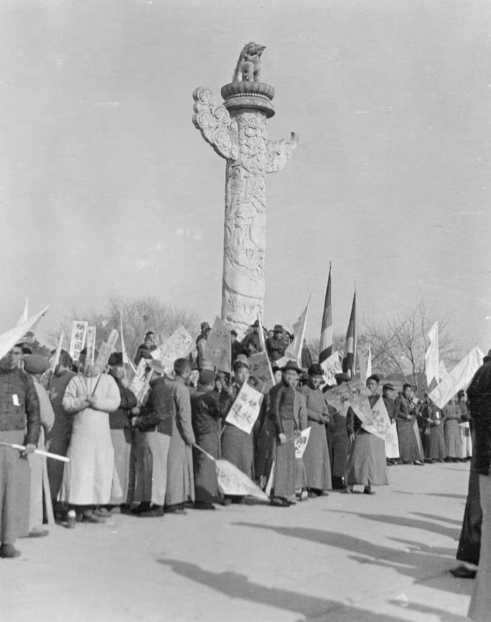 1919年,五四运动老照片,这是一批觉悟者,这是一批天之骄子,这是一批