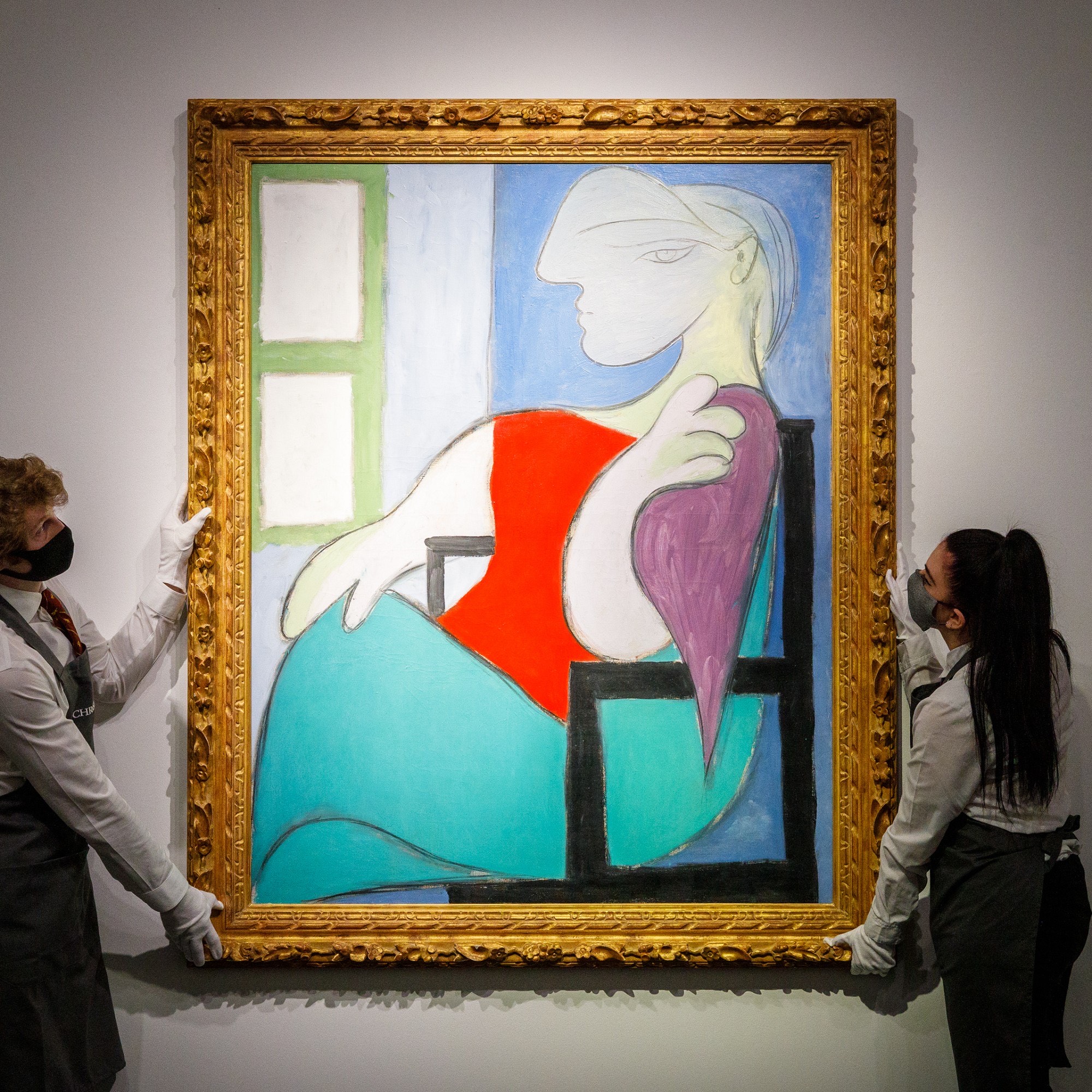 毕加索情人画像拍卖