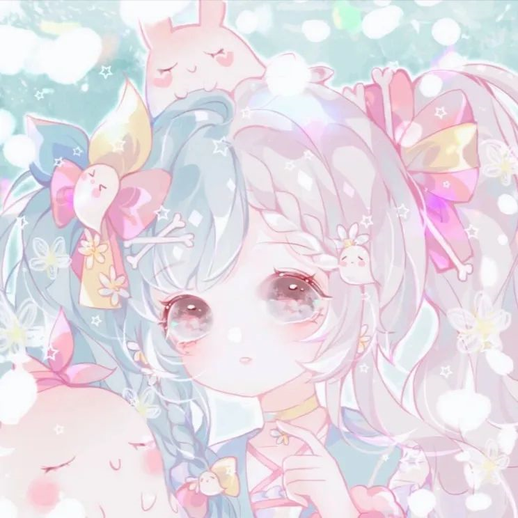 唯美动漫女生头像|什么都是短暂的