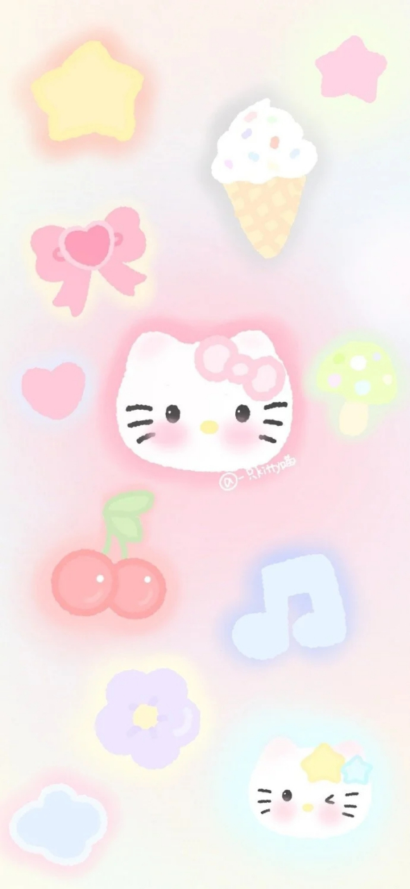 最萌hellokitty锁屏图片