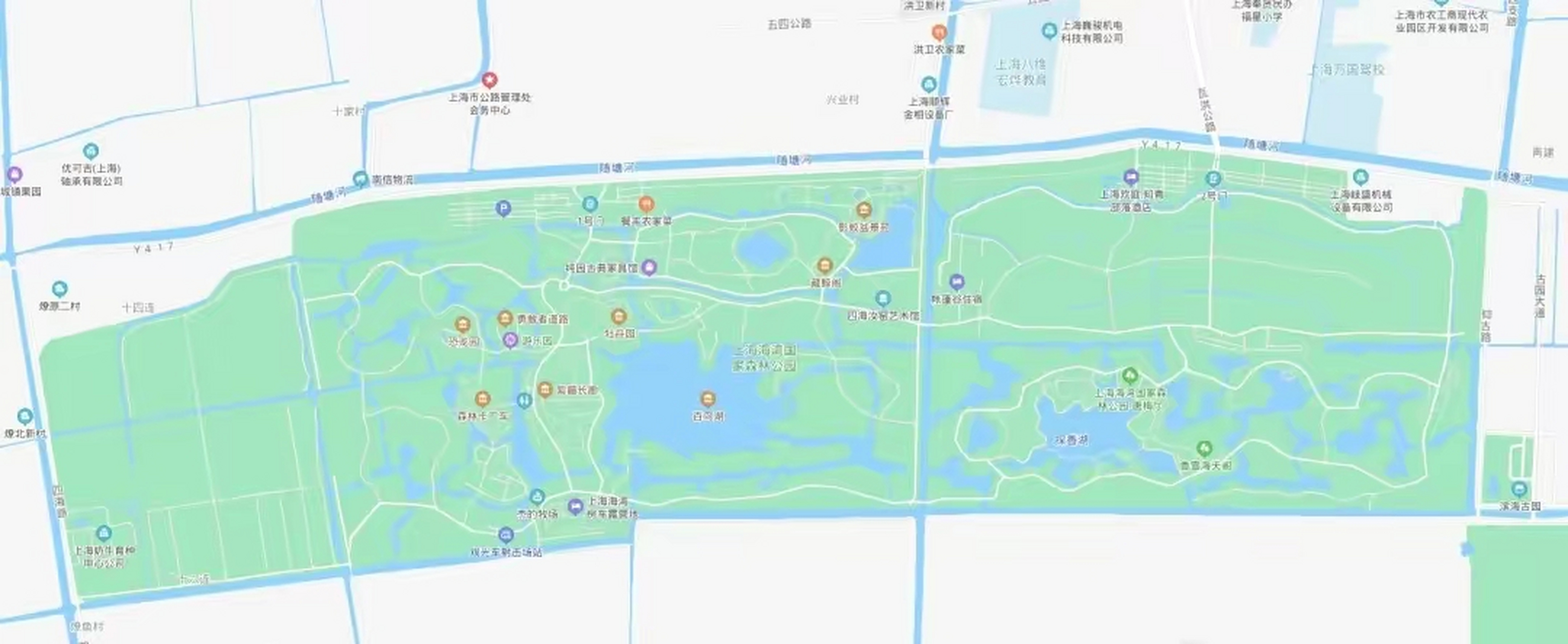 上海海湾国家森林公园在上海市奉贤区随塘河路1677号