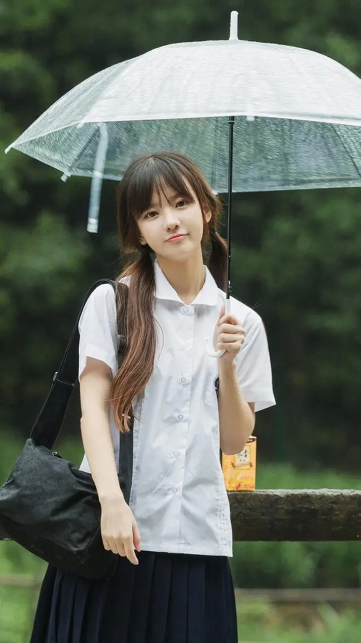 清新人像唯美摄影,甜美可爱的校服女孩,你是否还会时常怀念校园的青春