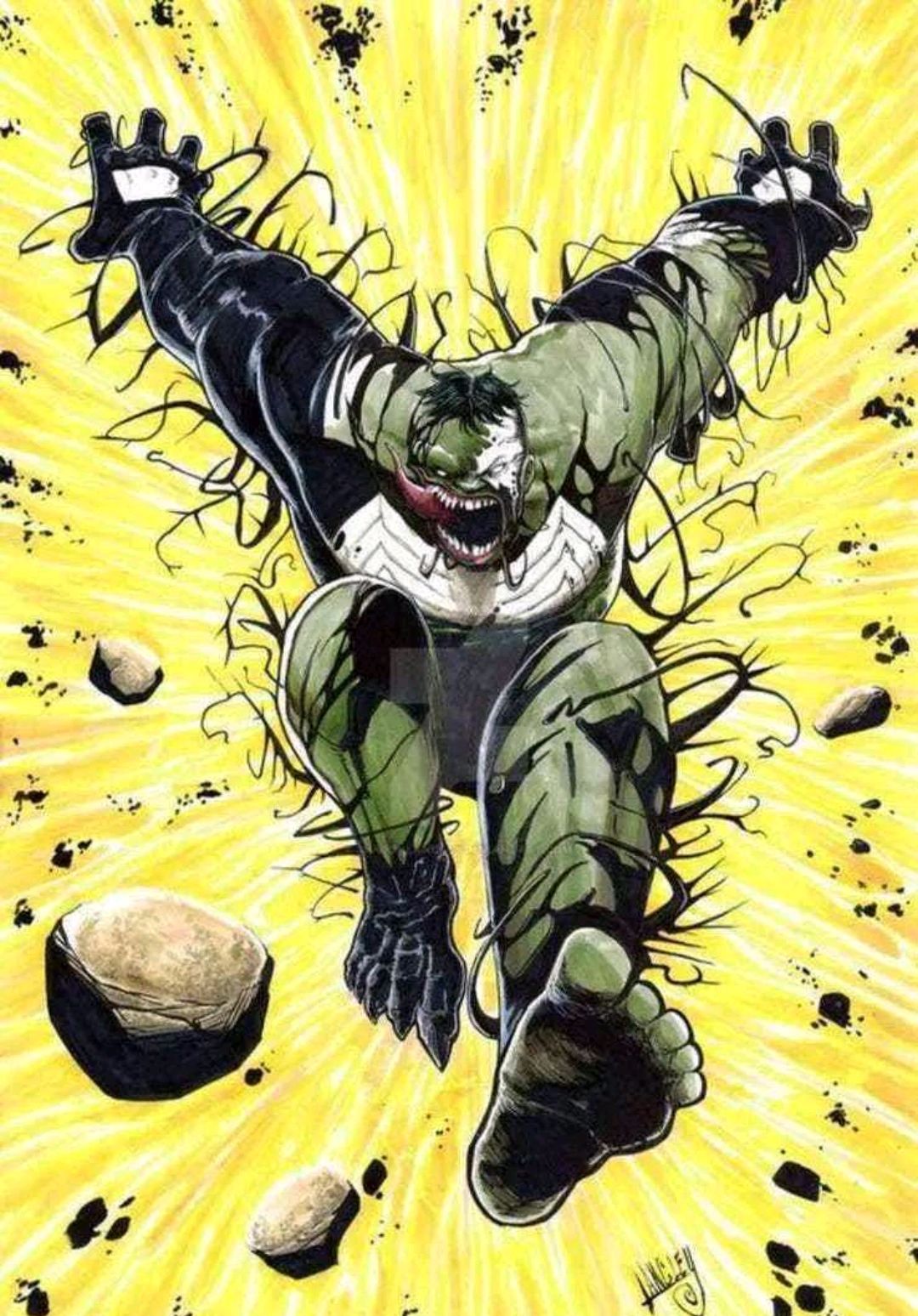 附身毒液的绿巨人能不能打赢无限手套的灭霸?拯救复仇者联盟!