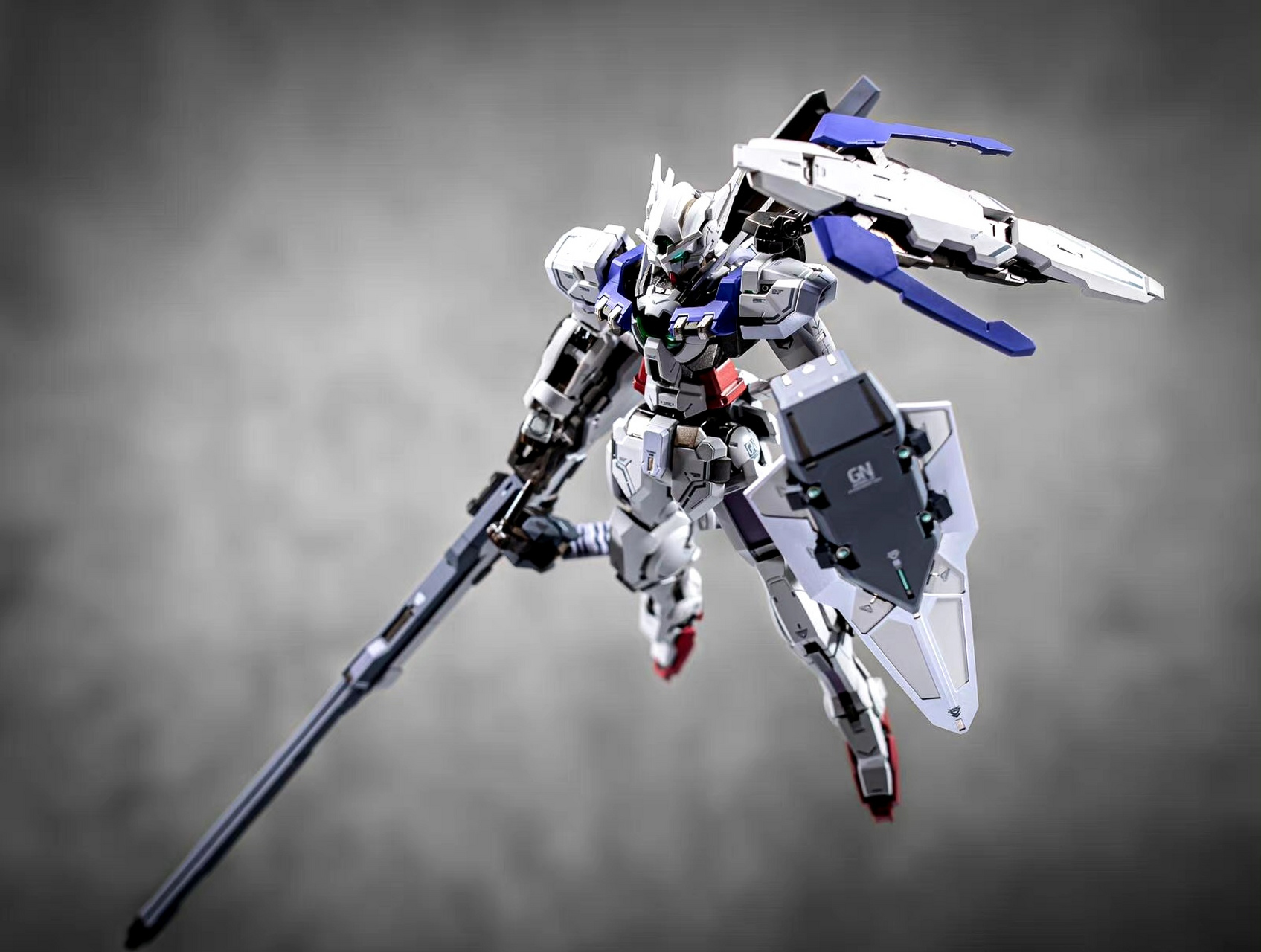 模型欣赏:机动战士高达00 mb 正义女神,by charks007.