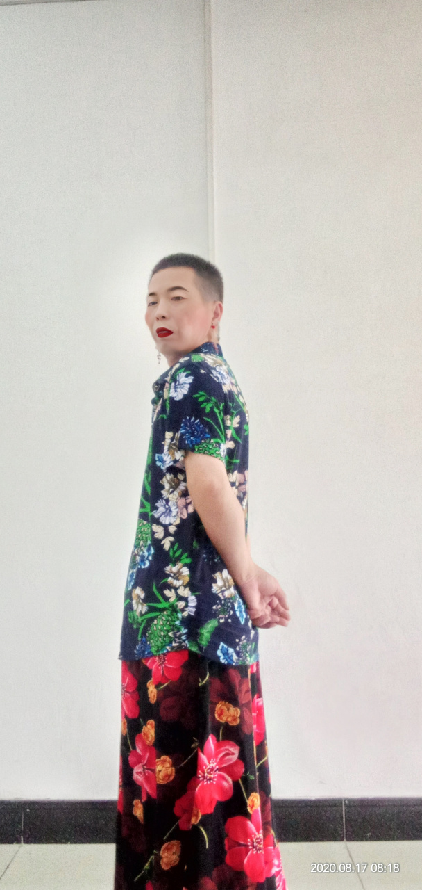 花裙男穿花裙 #花裙男