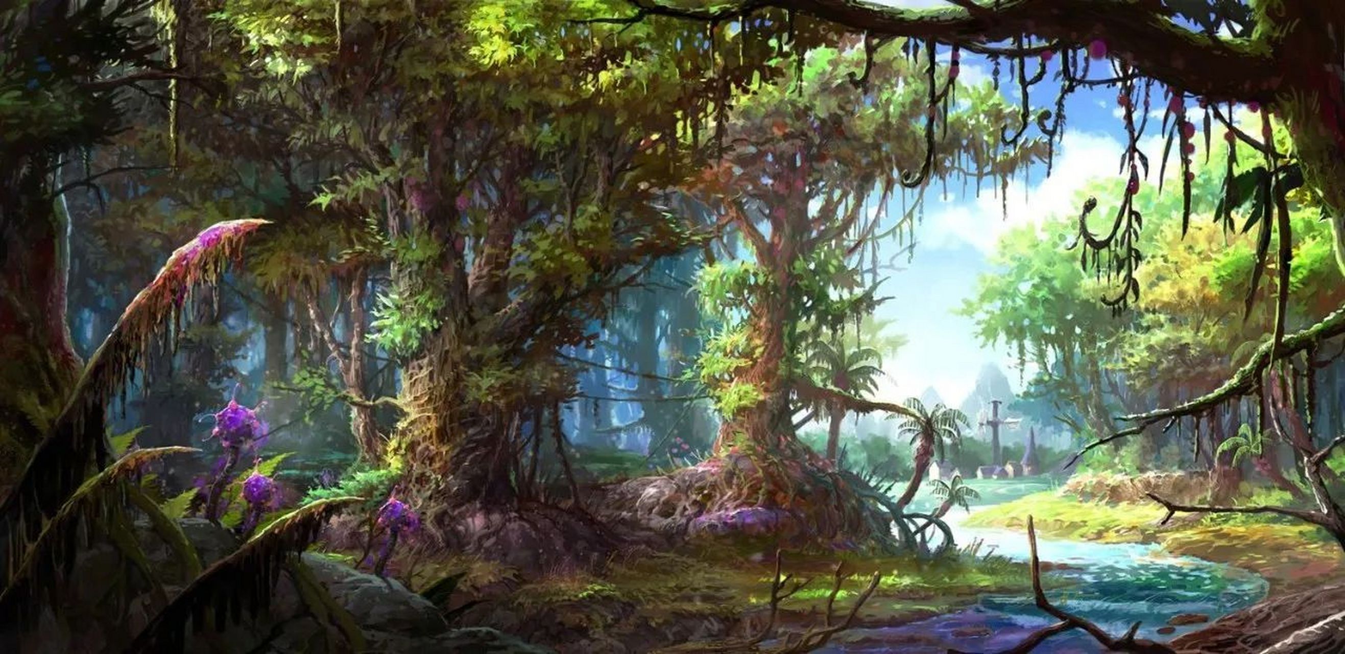 韩国概念原画师ast ralf的奇幻风的场景插画作品 #绘画欣赏