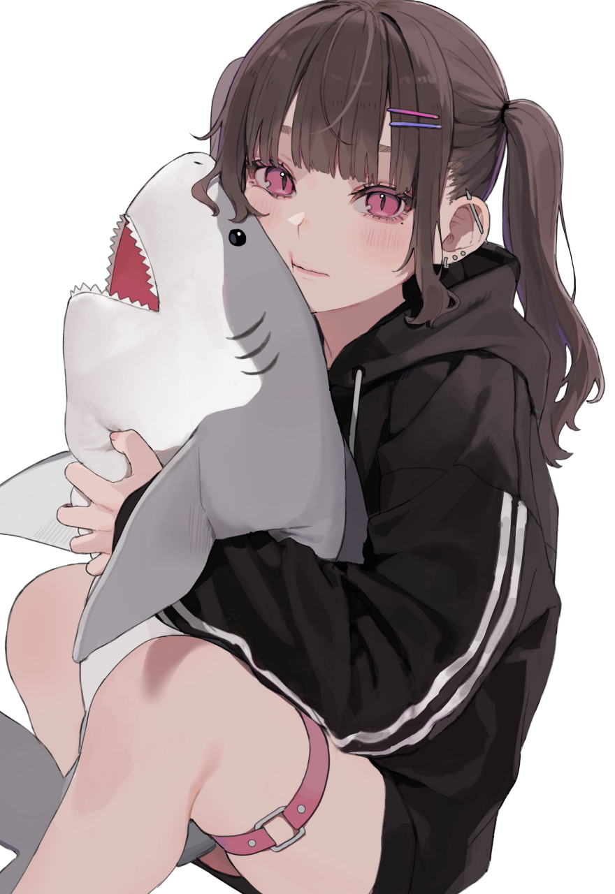 可算让我逮到你啦,鲨鱼先生🦈#二次元#  画师:はむねずこ