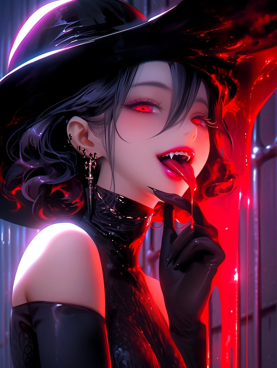 毒液少女,我反正不喜欢这种风格的#二次元美图