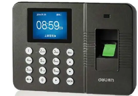 得力指纹考勤机管理员初始密码