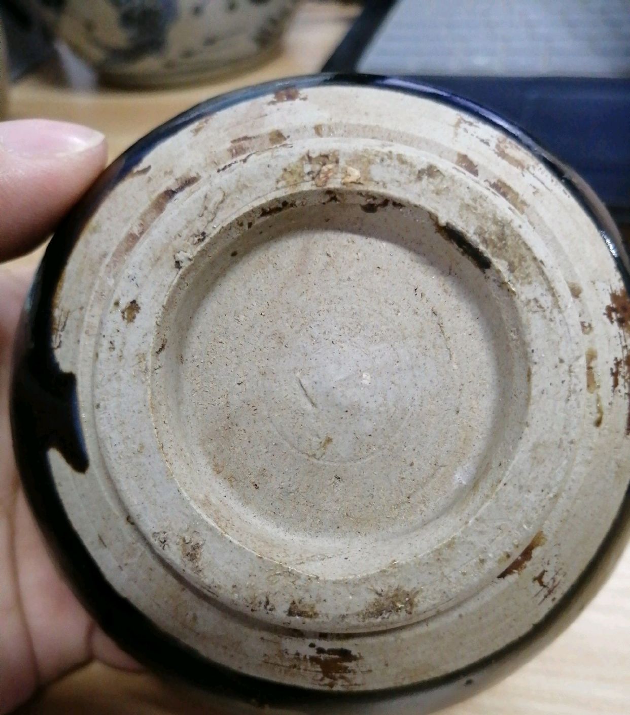 金元燕川窑黑定棋子罐