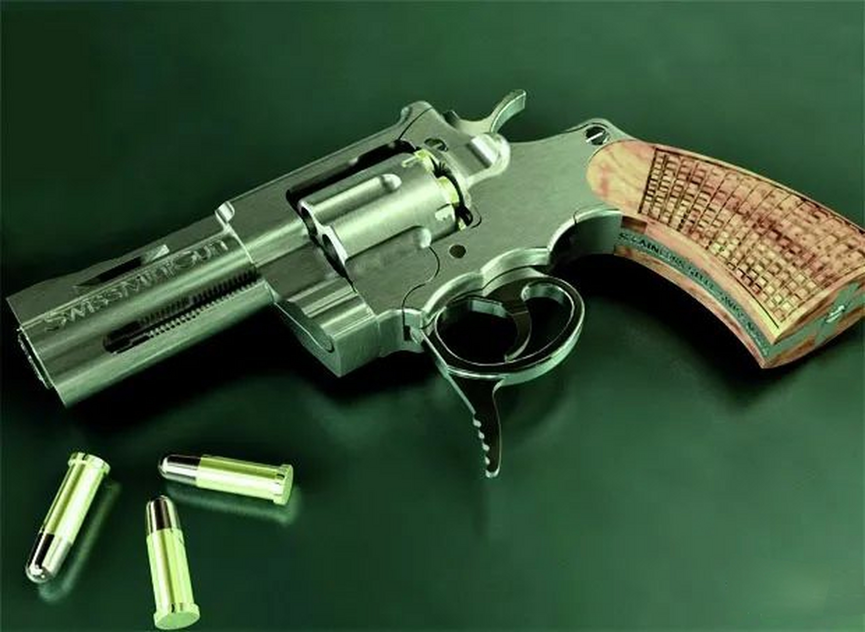 最小的手枪  瑞士迷你枪,长5.5厘米,高3.5厘米,宽1厘米,重19.8克