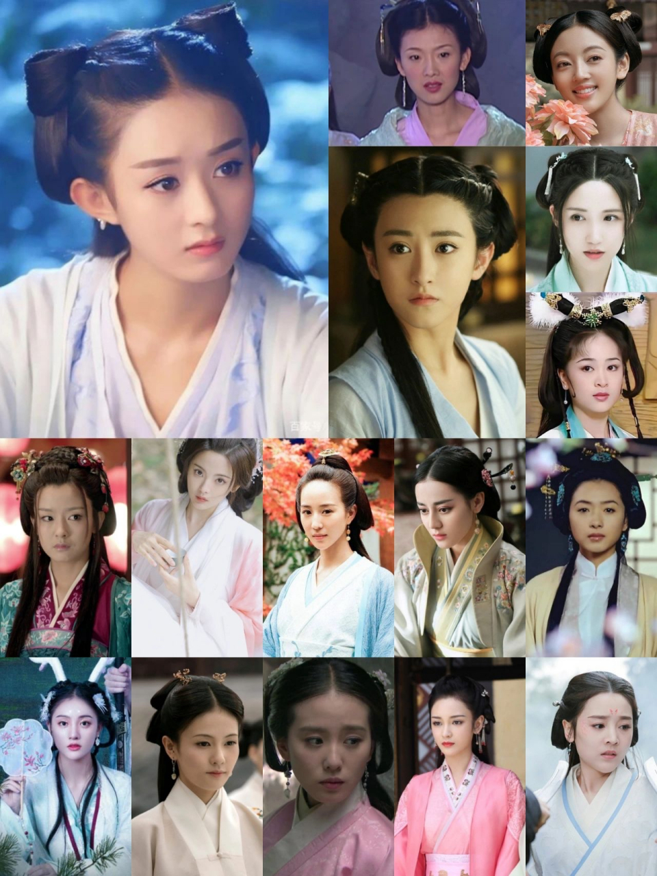 垂挂髻/垂鬟 古装影视剧