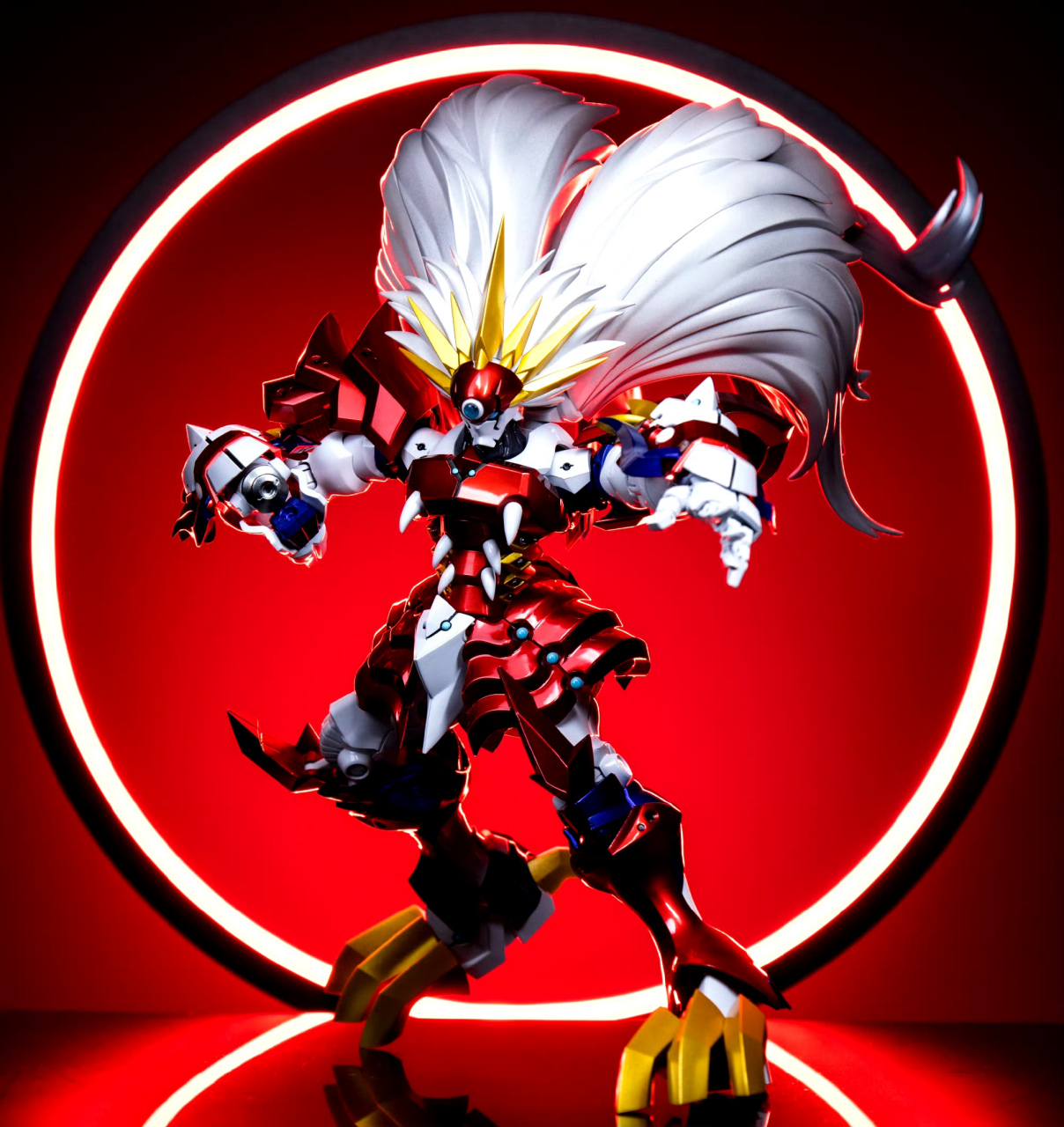 模型欣赏:千值练 riobot 超级机器人大战 红之修罗神,by lam闻风.