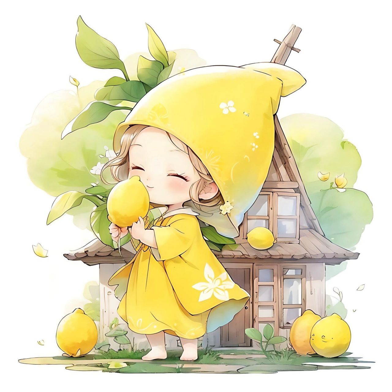 女孩头像:假如生活给予你的,是一颗柠檬,那么不要抱怨,努力把它榨成一