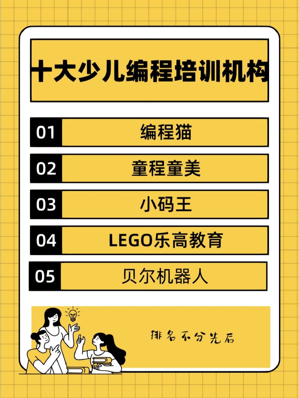 少兒編程十大培訓機構排行榜 國內十大少兒編程培訓班排名一覽?