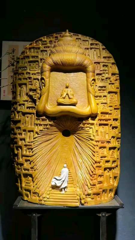 利用视觉差雕刻出来的效果,悟道.-度小视