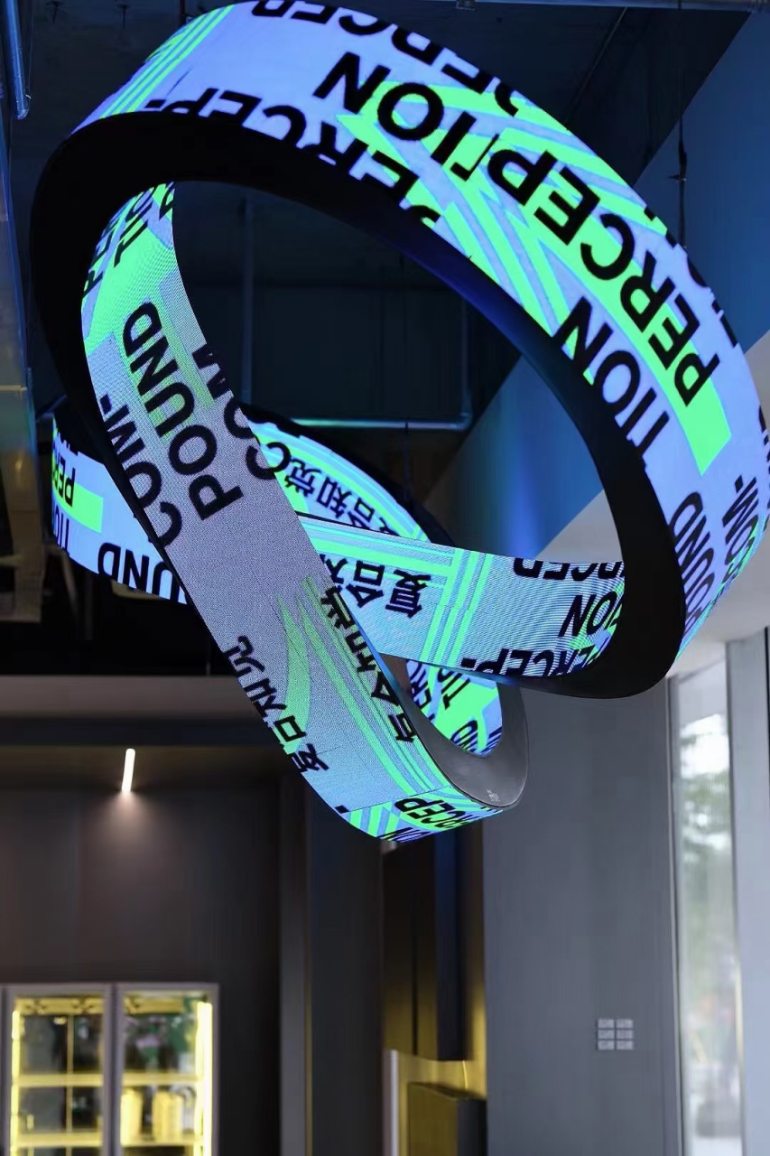 艺术装置led柔性显示屏 #led屏厂家# #led显示屏生产厂家# #助我上