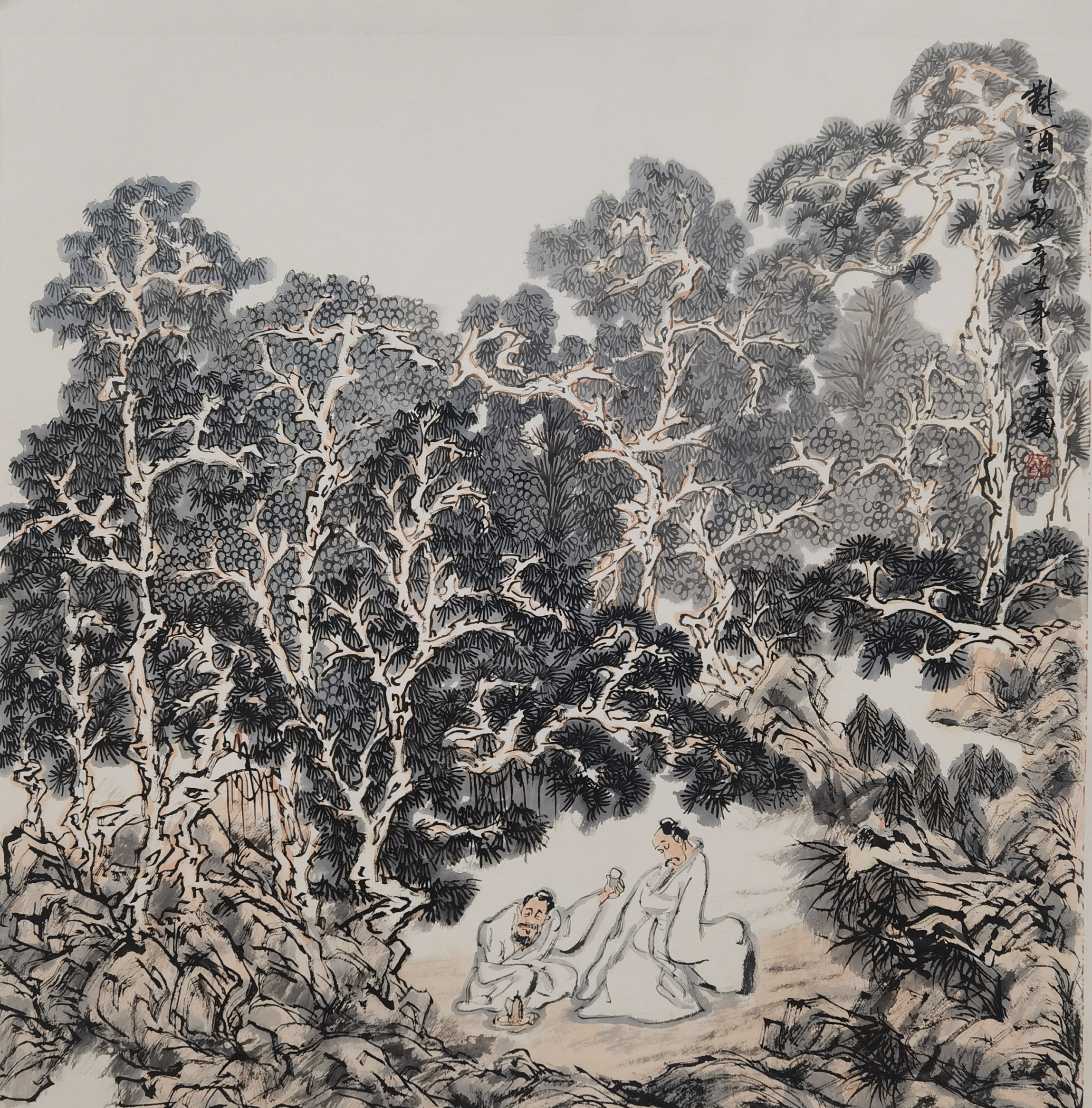 学院派画家王其钧,龚文桢作品欣赏