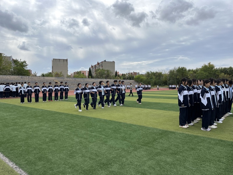 东营市胜利第二中学2022级会操比赛