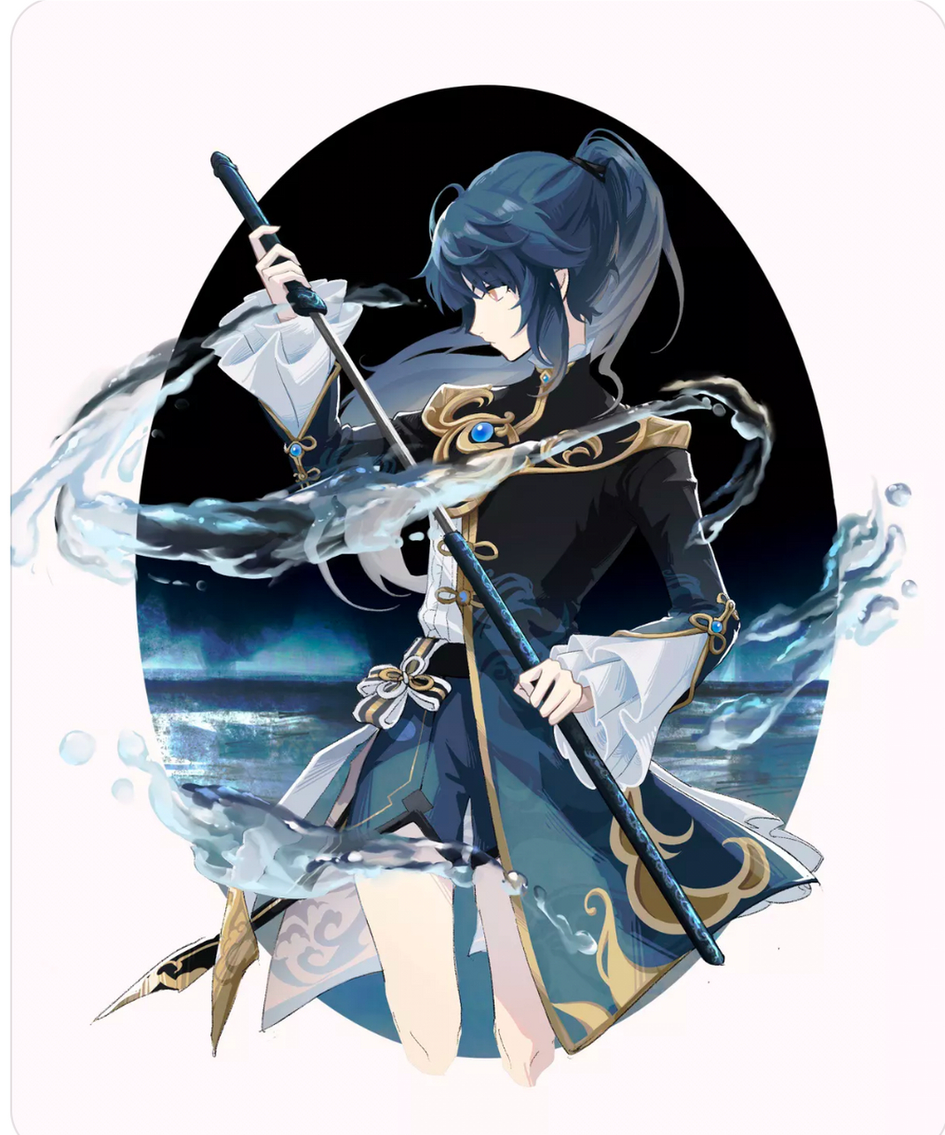 似要落雨#原神# #行秋