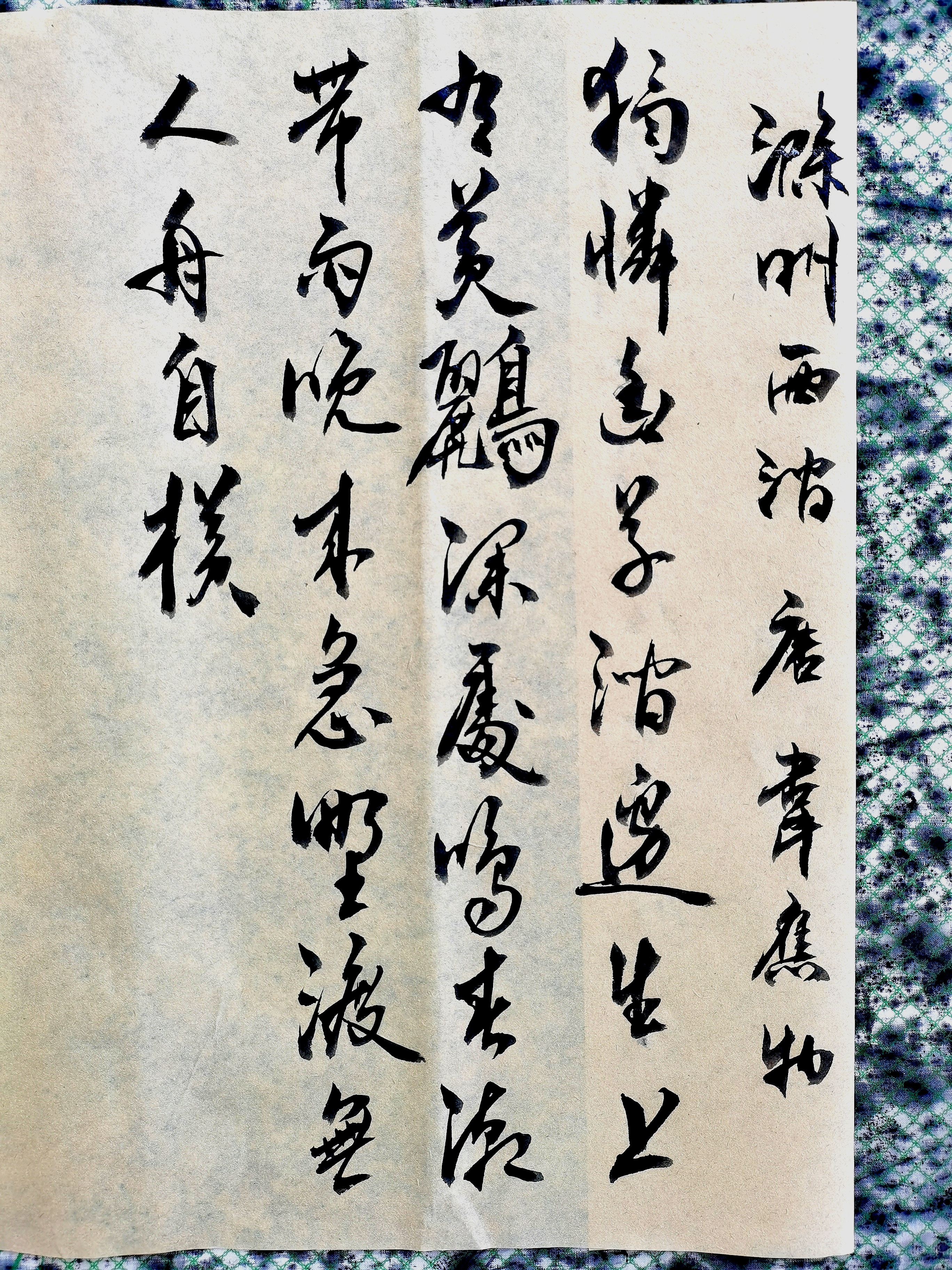 诗词书法欣赏:滁州西涧