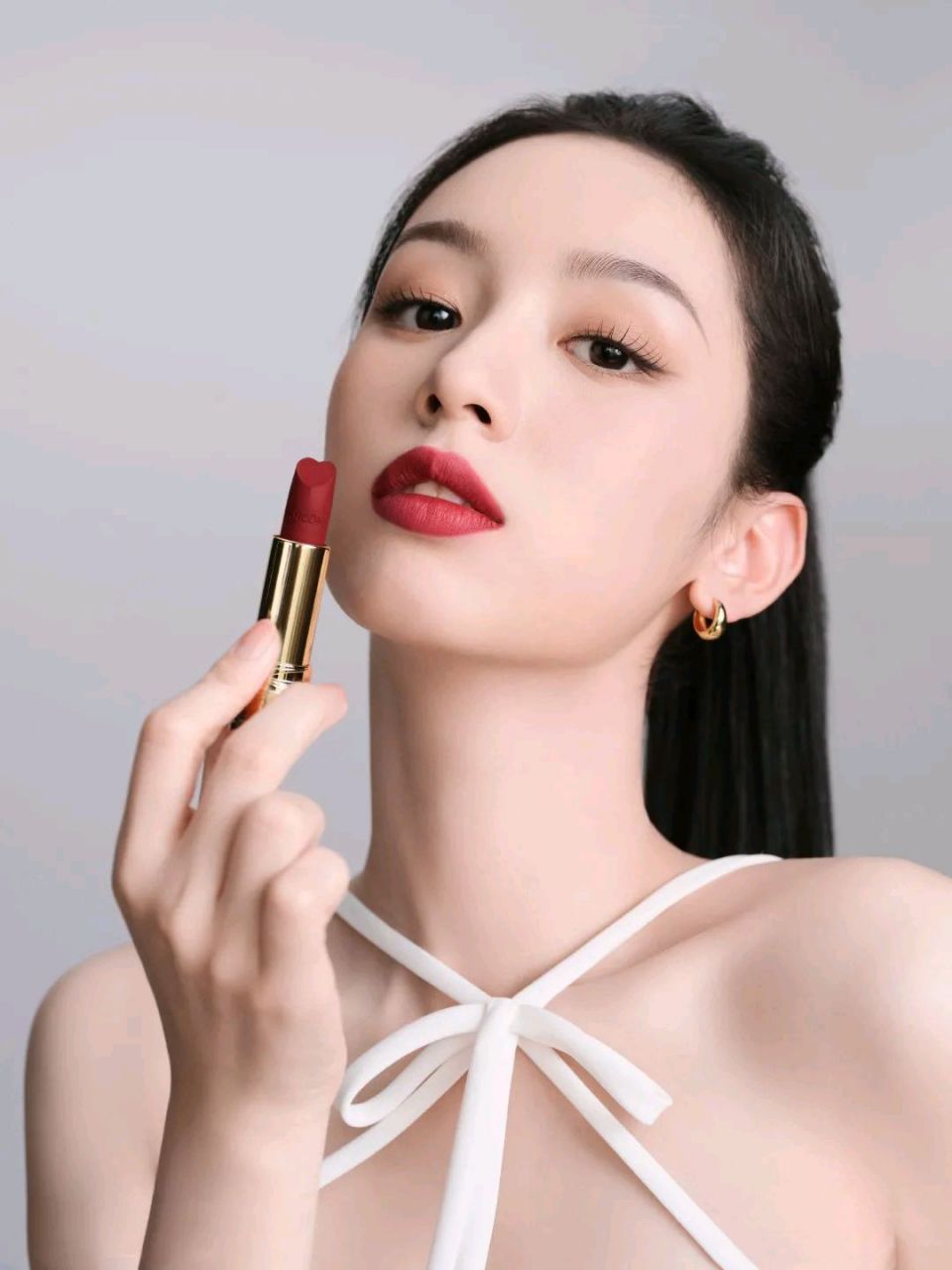 周也,兰蔻彩妆大使,精致,纯净,美丽,清秀#娱乐最前沿#