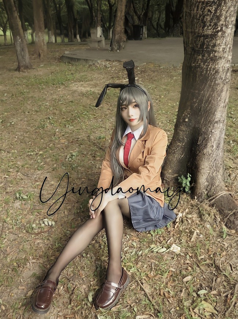 角色:樱岛麻衣  出镜:汽水  如果你骗我的话,就罚你用鼻子吃百奇