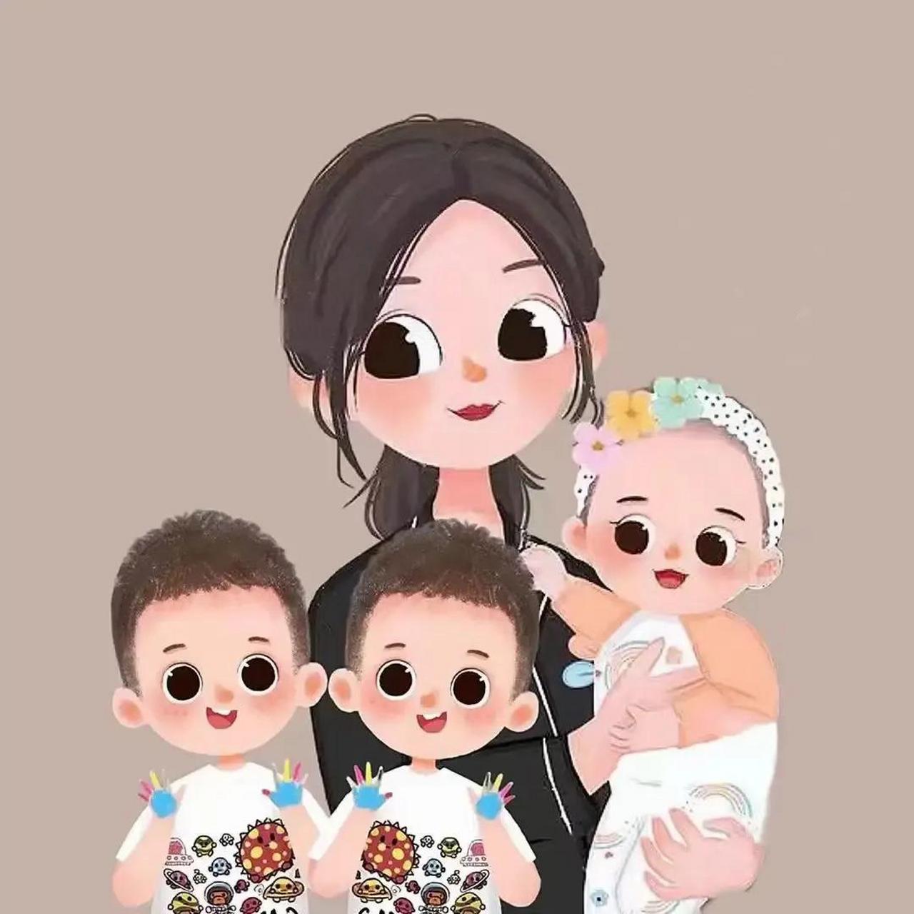 有个年轻的妈妈带着三个孩子来接种疫苗,发现三个孩子都是跟妈妈姓的