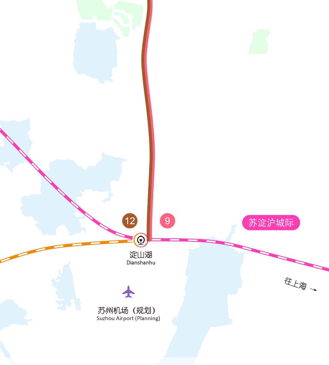 苏州九号线地铁线路图图片