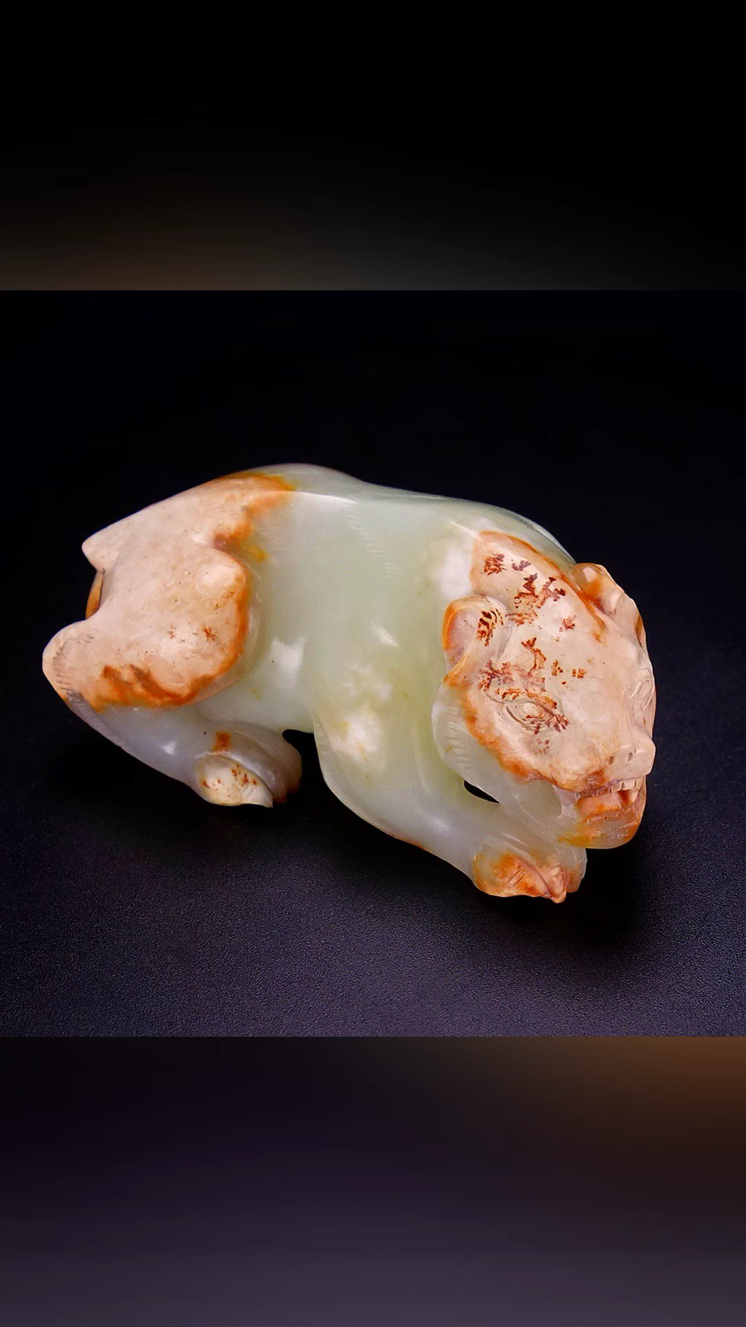 古玉老玉汉代玉熊