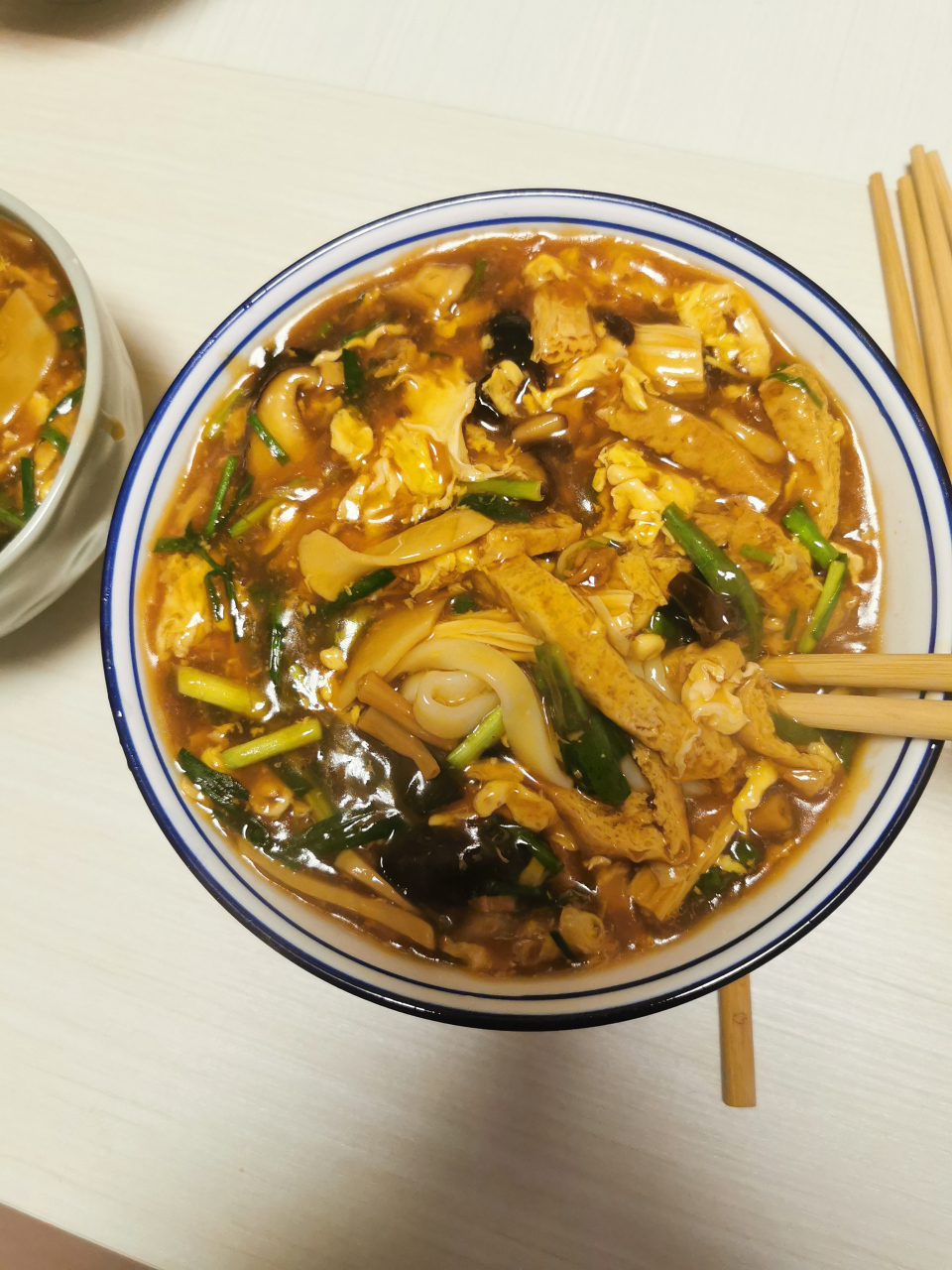 老太原打卤面,吃了无数次,终于做出了那个味道