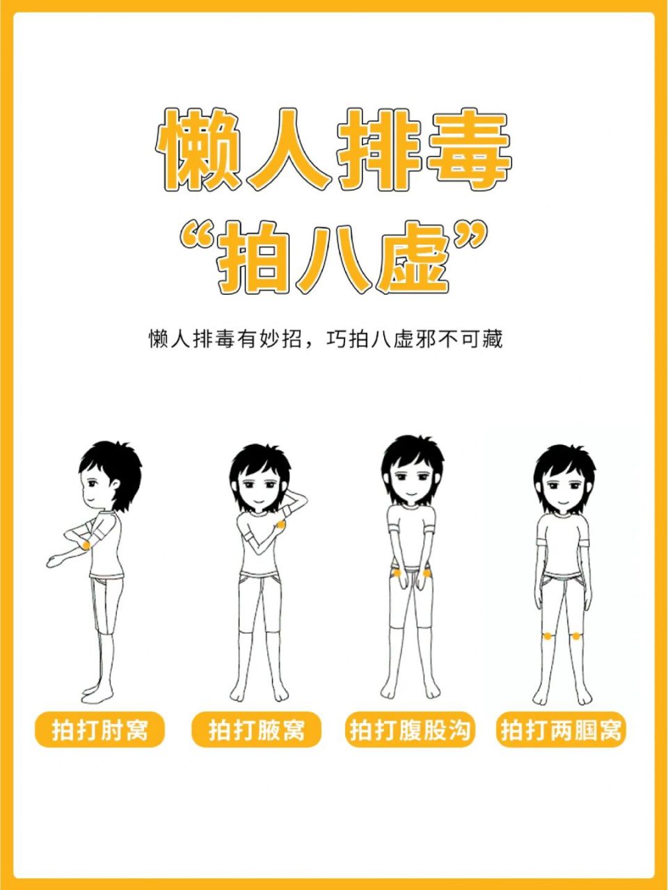 懒人养生拍八虚,怎么拍你知道吗