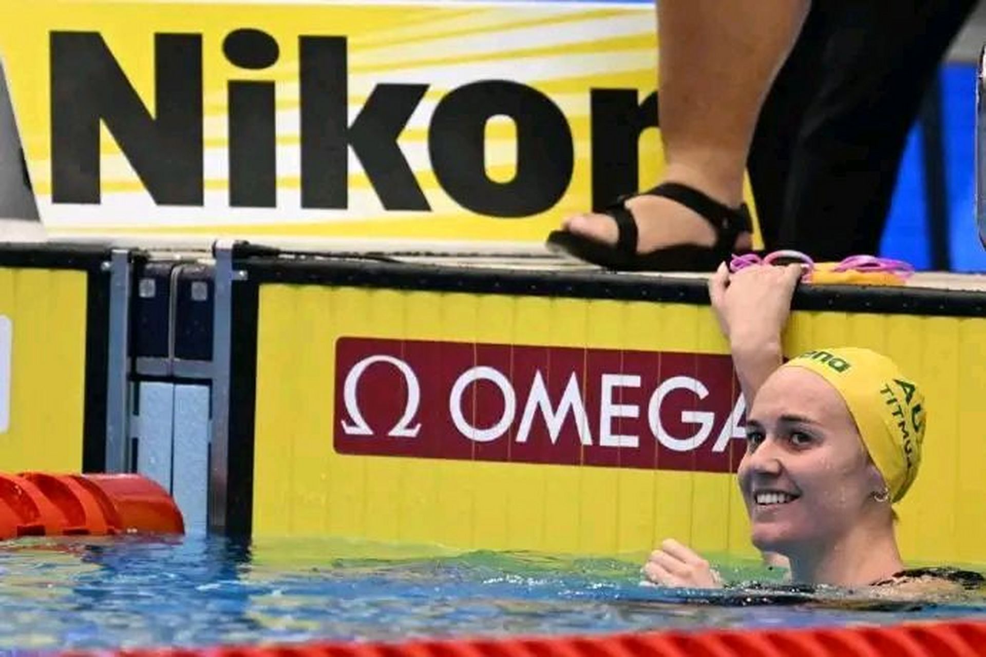 昨天女子400米自由泳决赛,蒂特姆斯表现生猛,全程冲刺,一马当先