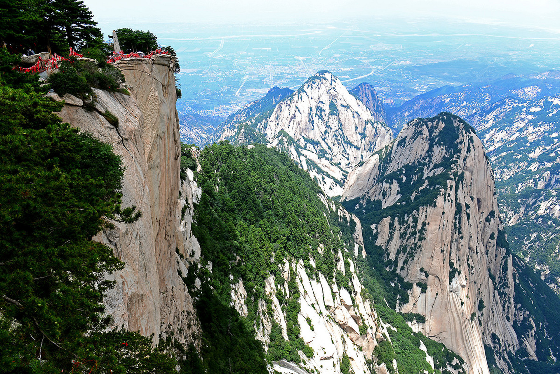 华山北峰顶照片图片