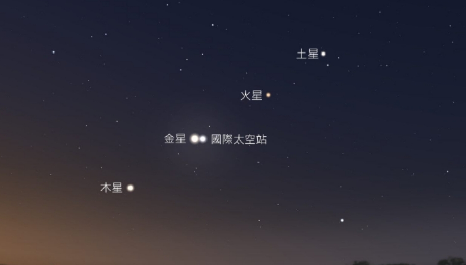 天象奇观"四星连珠"