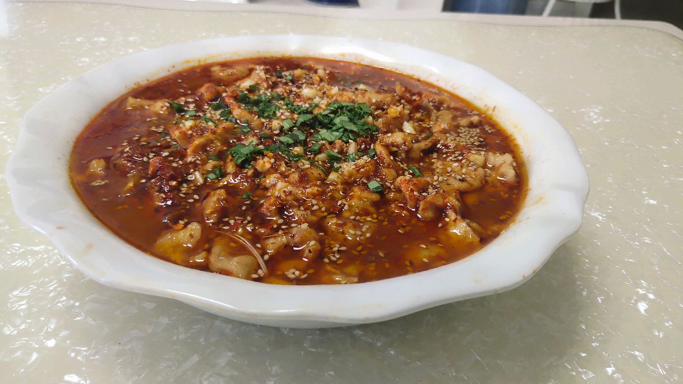 家常川菜:水煮肉片不好吃得原因,一选食材二看火候重要的是水煮