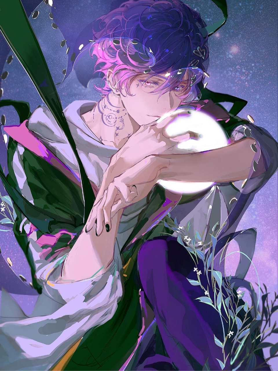 【插画】帅气男性角色刻画! #插画# #动漫# #绘画