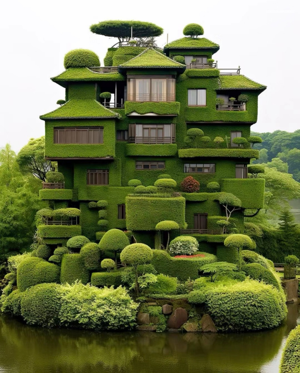 第一次看到这么梦幻的房子,像童话一样,真的太漂亮啦!